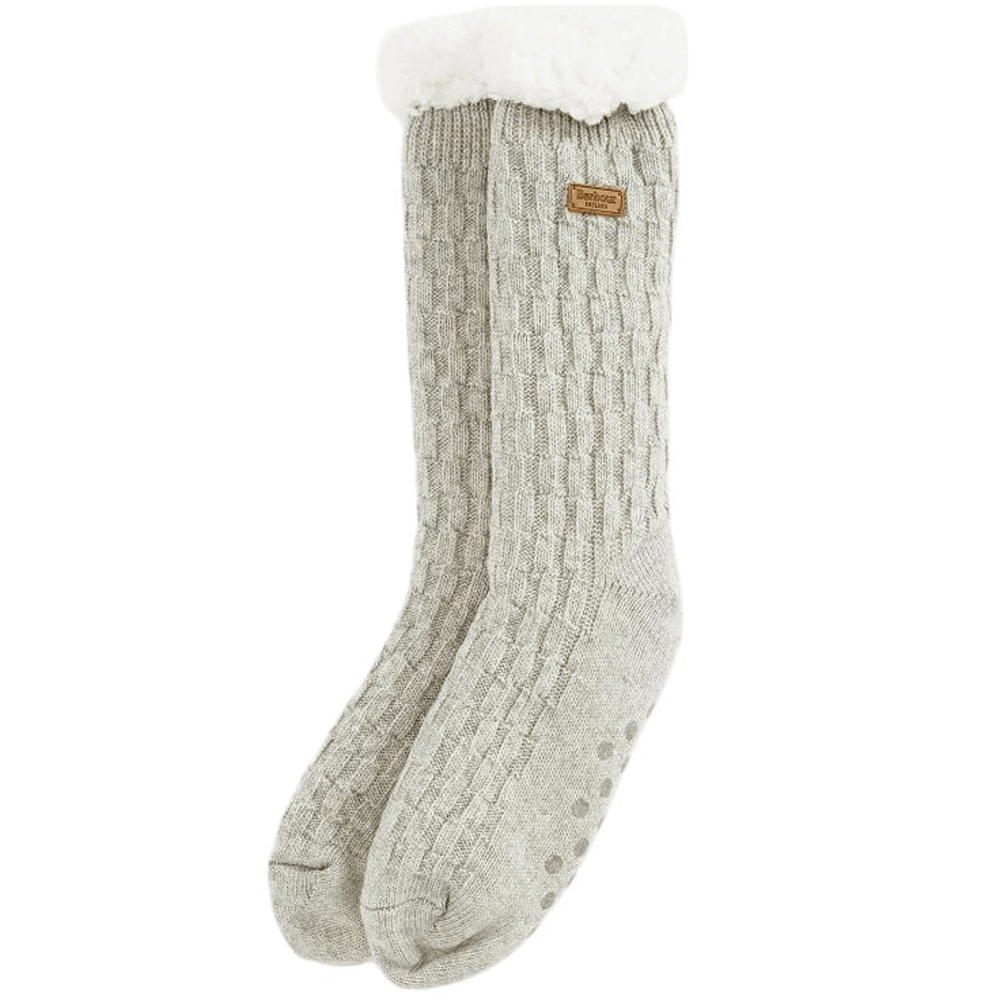 Barbour Cable Knit Lounge Socks